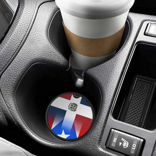 Portavasos para carro con diseño de bandera 4 piezas miniatura 5