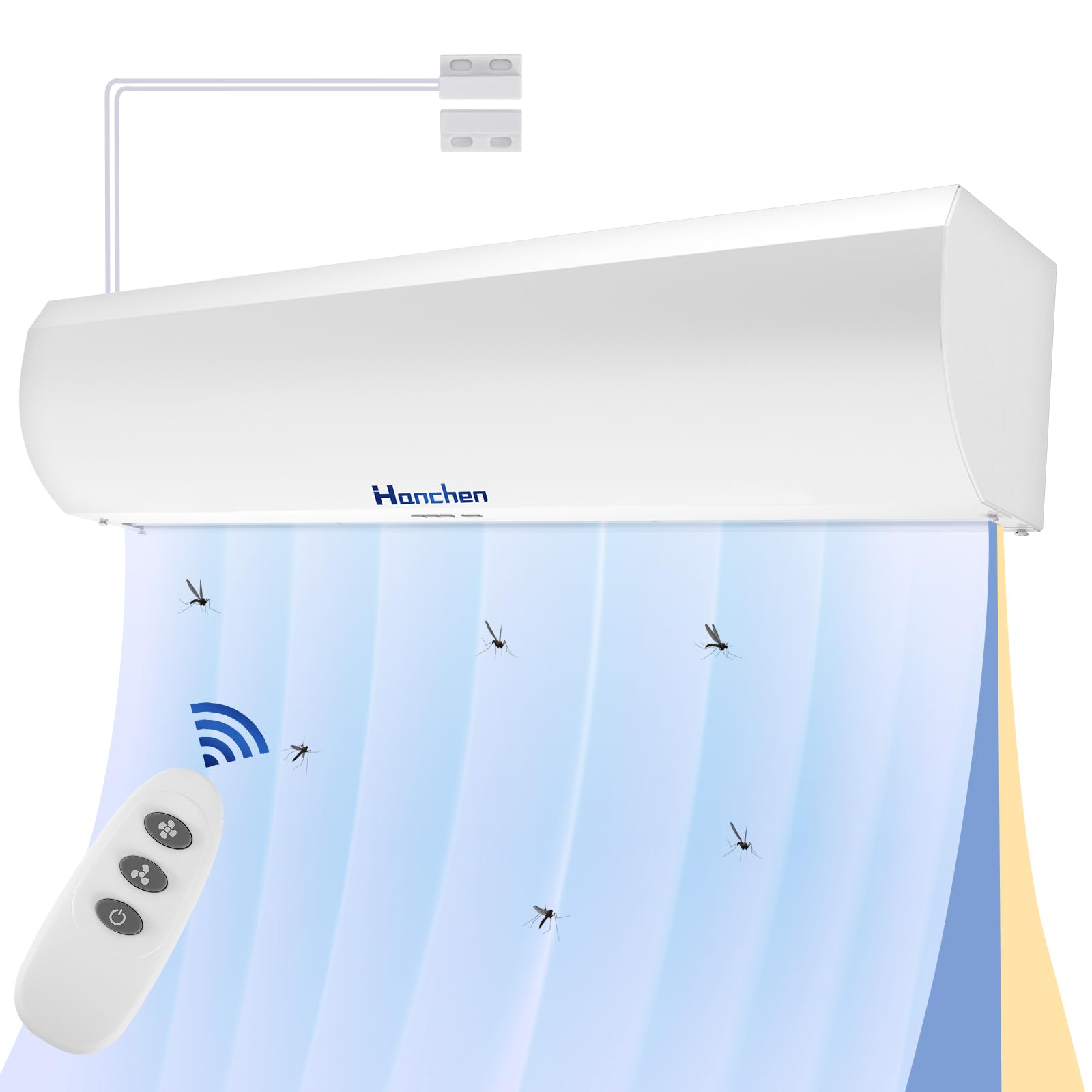 扉を開けてもカーテン　未使用保管品♪ エアカーテン　Hancnen 扉を開けてもカーテン 未使用保管品♪ エアカーテン Hancnen 扉を