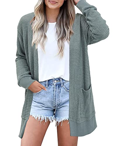 STYLEWORD Women's Fall Fashion Cardigan Sweater Lightweight Open ...