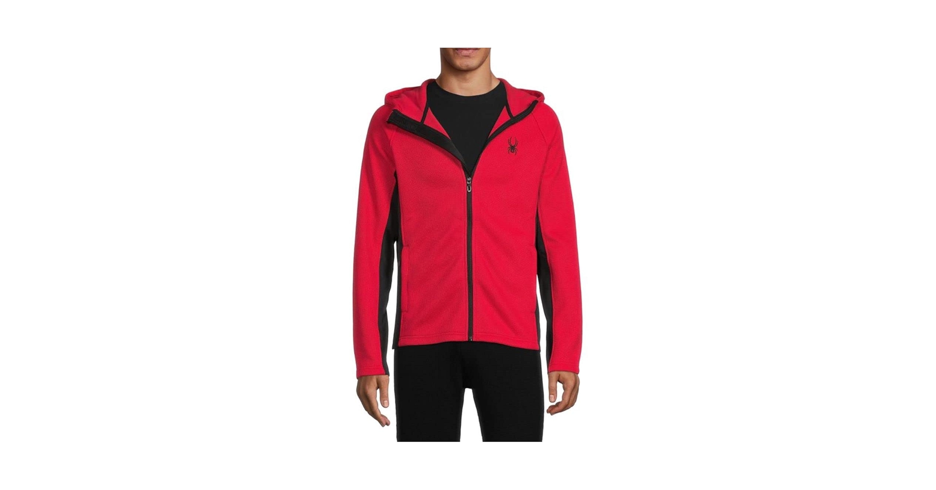 Spyder ​Colorblock SPFFD193-601 Red Men's Full-Zip Hoodie