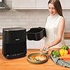 Cecotec Friteuse Sans Huile Cecofry Fantastik 5500. AirFryer de 5,5 L,1500W, PerfectCook, 9 Modes de Cuisson, Tactile, Réglable 80-200ºC, Cuisson 60 min, Protection contre la Surchauffe.