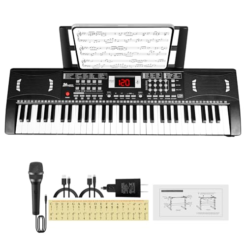 Electric Piano Keyboard, Digital 61 Key Piano Keyboard Kids with ...