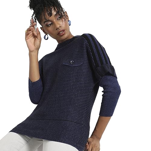Image of PINACOLADA Women's Solid Ribbed Cropped CardiganFor Casual Wear | V Neck | Long Sleeve | Wool Sweater Crafted with Comfort Fit for Everyday Wear