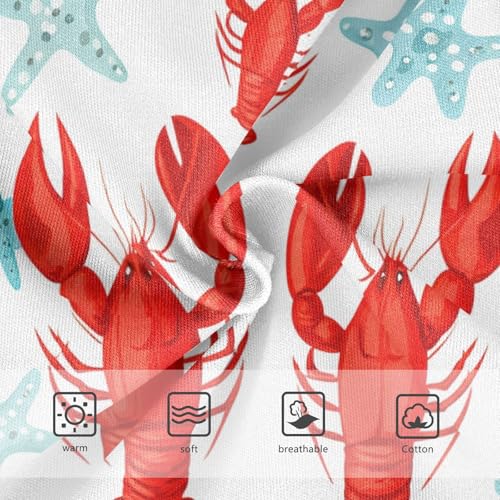 Red Lobsters Blue Starfish Toddler Girls's Underwear 2T 202c18483