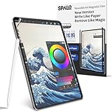 Spallo Magnetische Papier-Feel Displayschutzfolie für iPad 6. 5. 9,7 Zoll (2018/2017), iPad Pro 9,7...