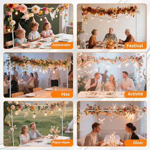 Arche de table extensible stable pour suspendre ballons sans chute - 8