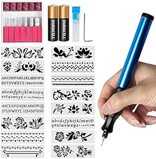 Electric Engraver Pen Engraving Tools Crave Tool with Diamond Tip Bit to Engrave on Metal Glass Leather Ceramic Plastic