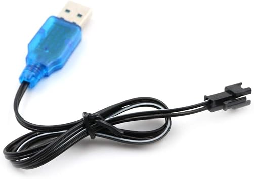 Replacement Part For 1pc Black USB Charger Adapter Cable For Sky Viper Drone Helicopter 3.7V