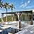Domi 12x14FT Wall-Mounted Hardtop Gazebo, Aluminum Lean to Gazebo with Galvanized Steel Sloping Roof, Curtains & Netting for Outdoor Patio, Deck, Backyard, Garden Parties