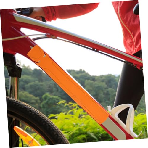 Cinta protectora para cuadro de bicicleta Yardwe, PVC, color naranja, 39,5 x 6 cm miniatura 6