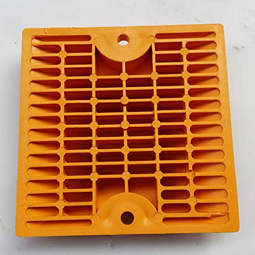 Almencla 20x Reflektierender Markierungsnagel Parkplatzbegrenzung passend für Parkplätze und Garagen, Gelb