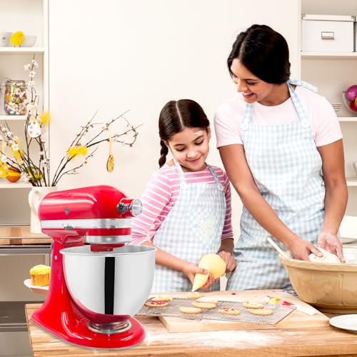 Image of Mixer Slider Mat for Kitchen Aid 4.5-5 Qt Tilt Head Stand Mixer, Glossy Sliding Tray Mixer Sliders for Kitchenaid Artisan Mixer, Kitchen Aid Accessories and Attachments, Countertop Storage, Clear