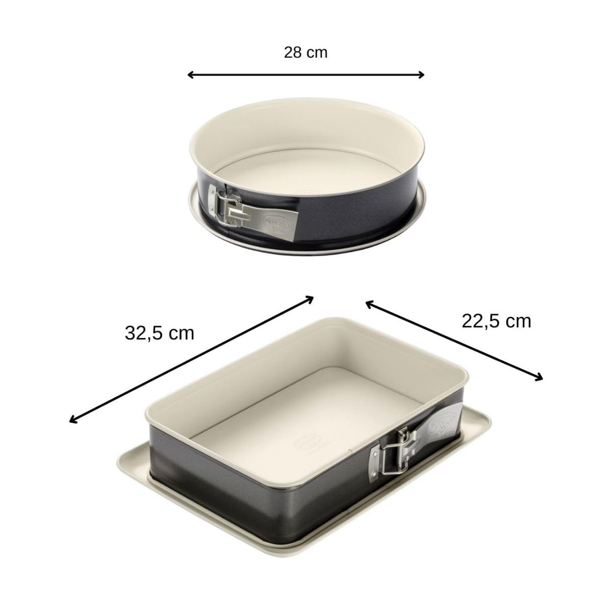 Moule à charnière rectangulaire avec couvercle de transport 42 x 29 cm Dr. Oetker Back-Idee Kreativ | France