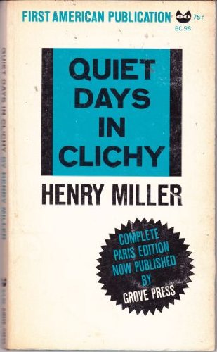 Quiet Days in Clichy B001JKP1QI Book Cover