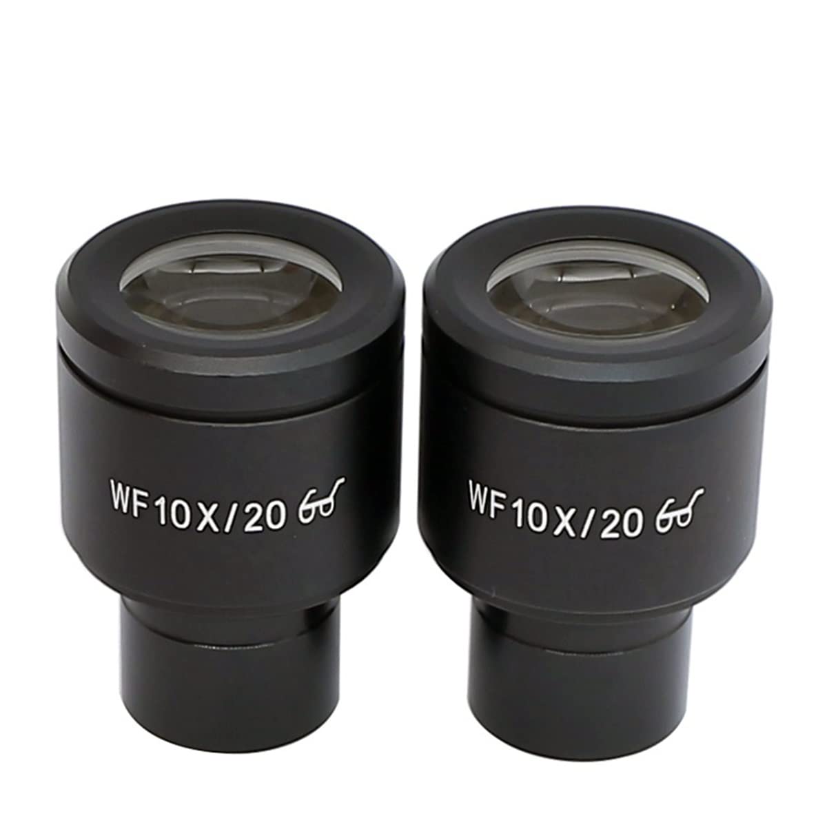 Akcesoria do mikroskopu WF10X Mikroskop z wysokim punktem ocznym Pole widzenia 20 mm Montaż okularu 23,2 mm do mikroskopu biologicznego, z lub bez wagi siatkowej Trwałość i niezawodna wydajność