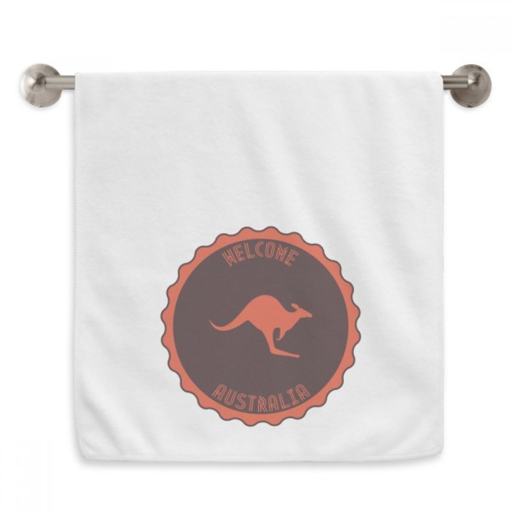 Serviette diadème kangourou blanche 13x29" : idée cadeau originale