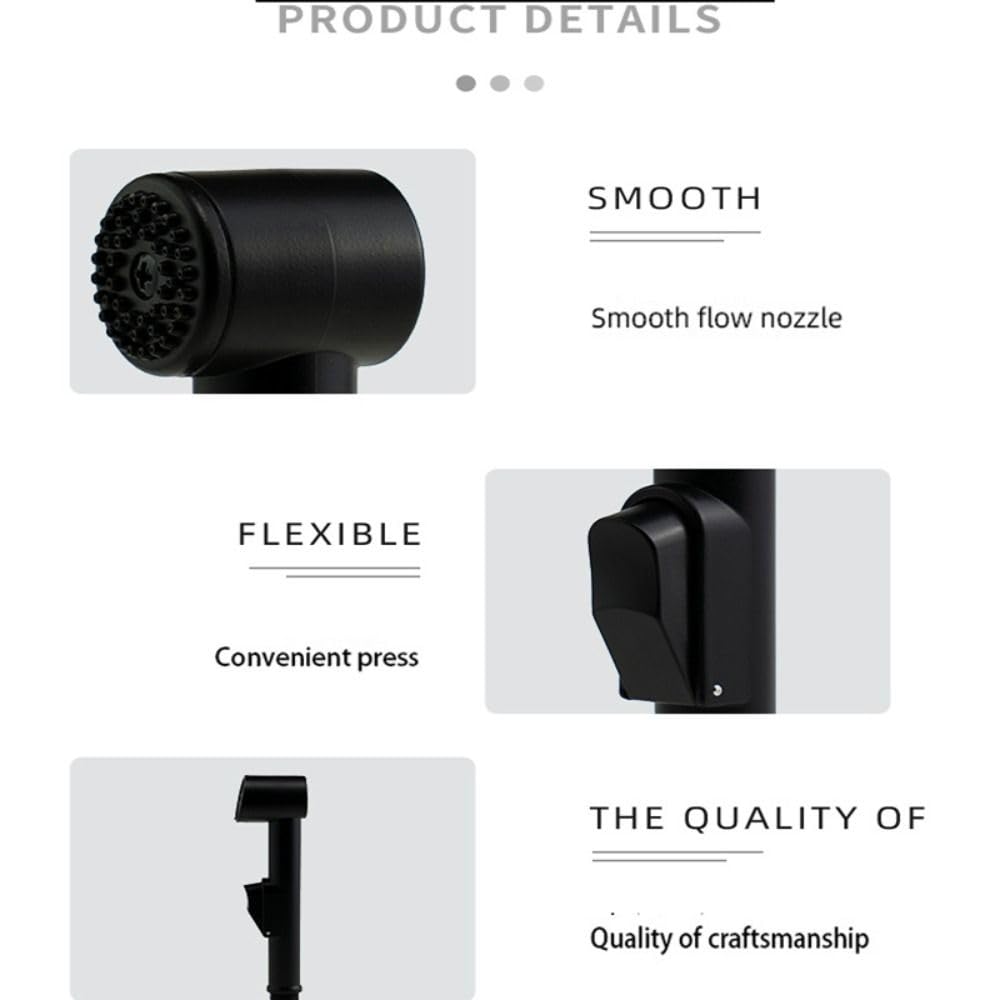 2PCS Hand Held Toilet Sprayer Head Bathroom Bidet Tap Spray Handheld Bidet Sprayer Head for Women Pet Wash — view 5