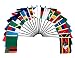 Southeast Africa World Flag SET-20 Polyester 4"x6" Flags, One Flag for Each Country in Southeast Side of Africa, 4x6 Miniature Desk & Table Flags, Small Mini Stick Flags
