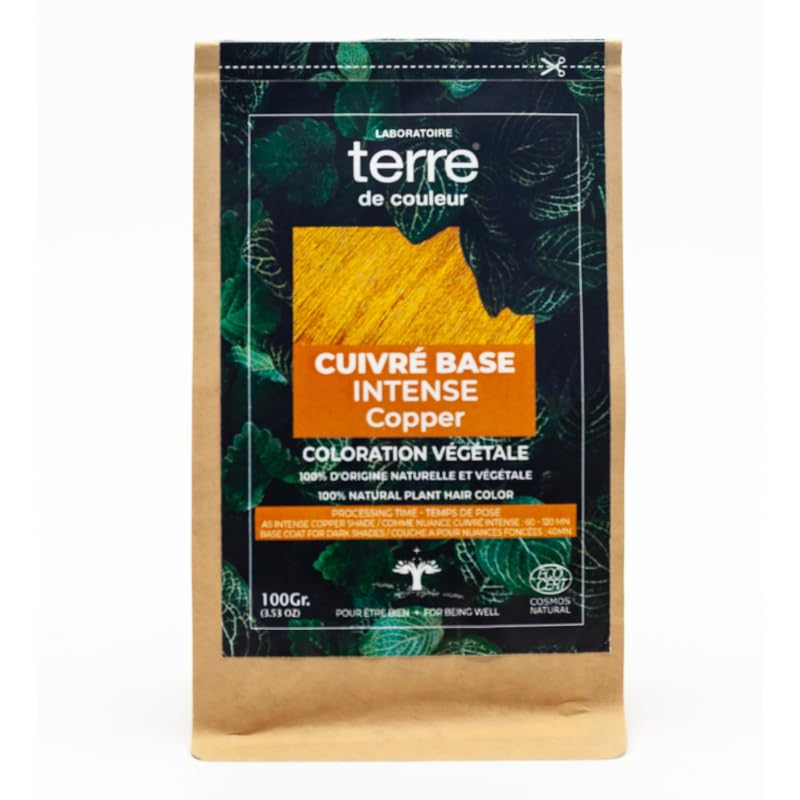 Terre de Couleur Coloration Végétale Cuivré Base 100 g