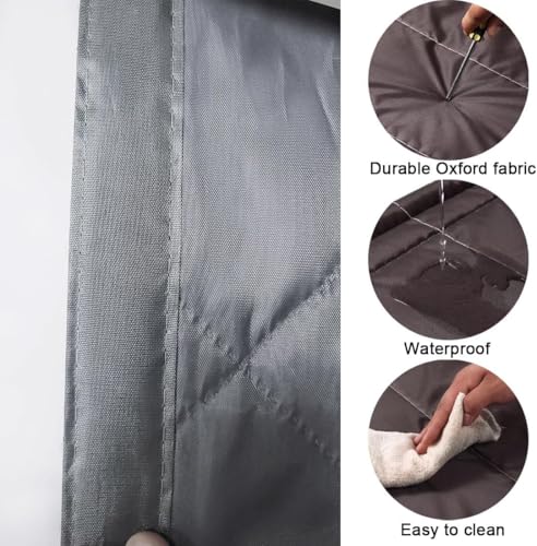 Rideau de porte isolant thermique pour balcon et entrée de maison