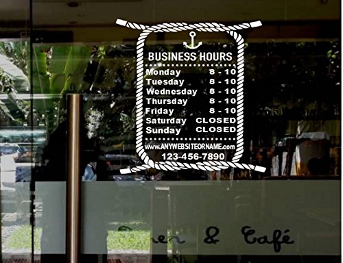 StickerLoaf Storefront Window Decal for Business Sign