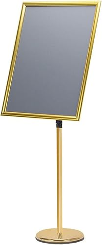 Soporte para póster de pie A2, soporte para póster con pedestal ajustable, estilo espiral, soporte para letreros de pie de 17 x 23.5 pulgadas,
