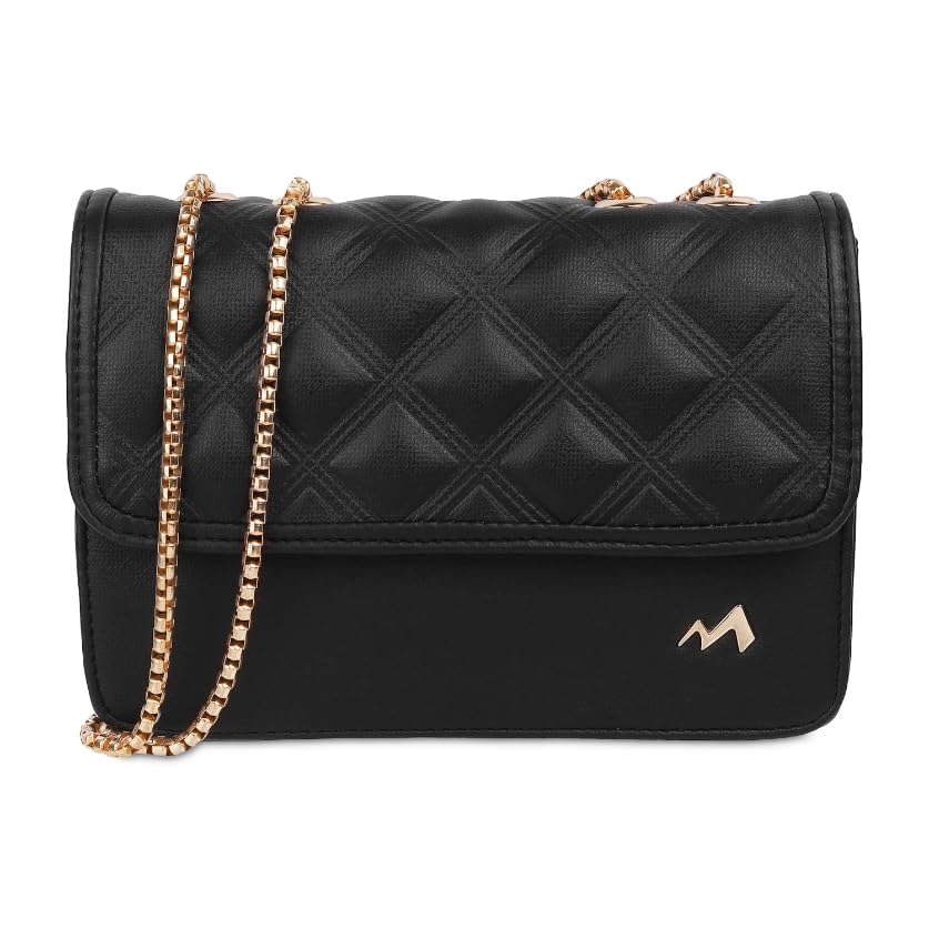 Metro Women Black Sling Bag (66-321) (B0D7NV7Q9W) Amazon Price History, Amazon Price Tracker