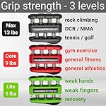 NUPARA FITNESS Grip Strength Trainer - Hand Strengthening Device, Forearm Strengthener, and Finger Trainer. Hand Gripper Strengthener and Guitar Finger Exerciser. - Image 4