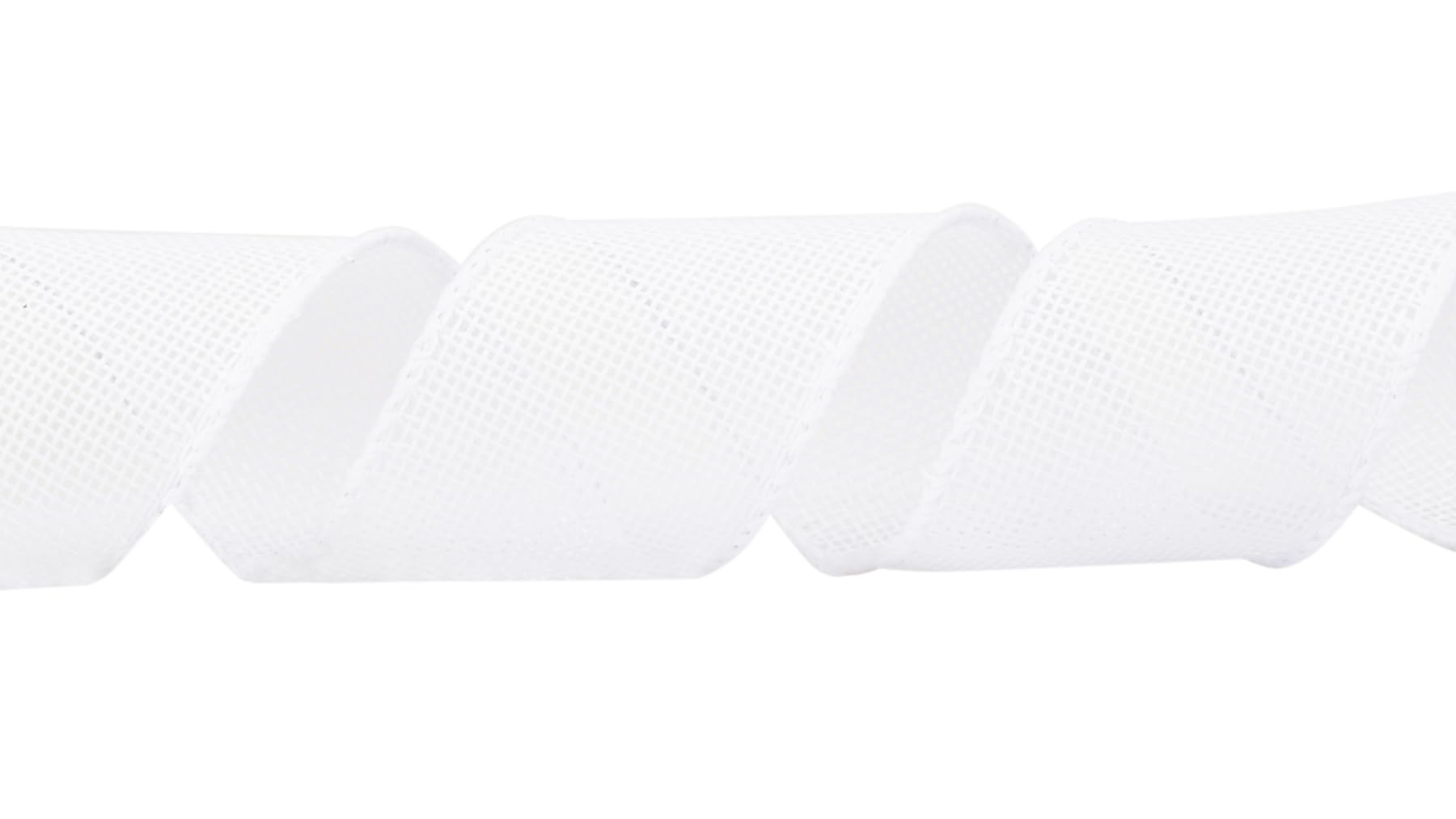 Zofrud White Burlap Ribbon - 38mm x 9M - Image 2
