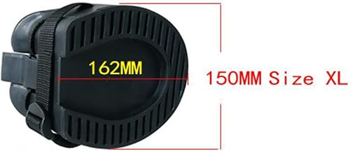 Miniatura 2 de MERIGLARE Botas de pezuña de caballo, resistentes, duraderas, aisladas, de agua sucia, portátiles, de goma gruesa, protección para saltos,