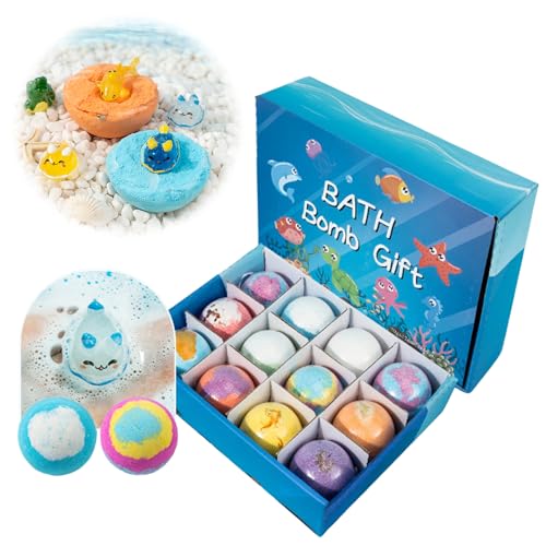 Bombas de baño naturales infantiles burbujas de colores de regalo 4