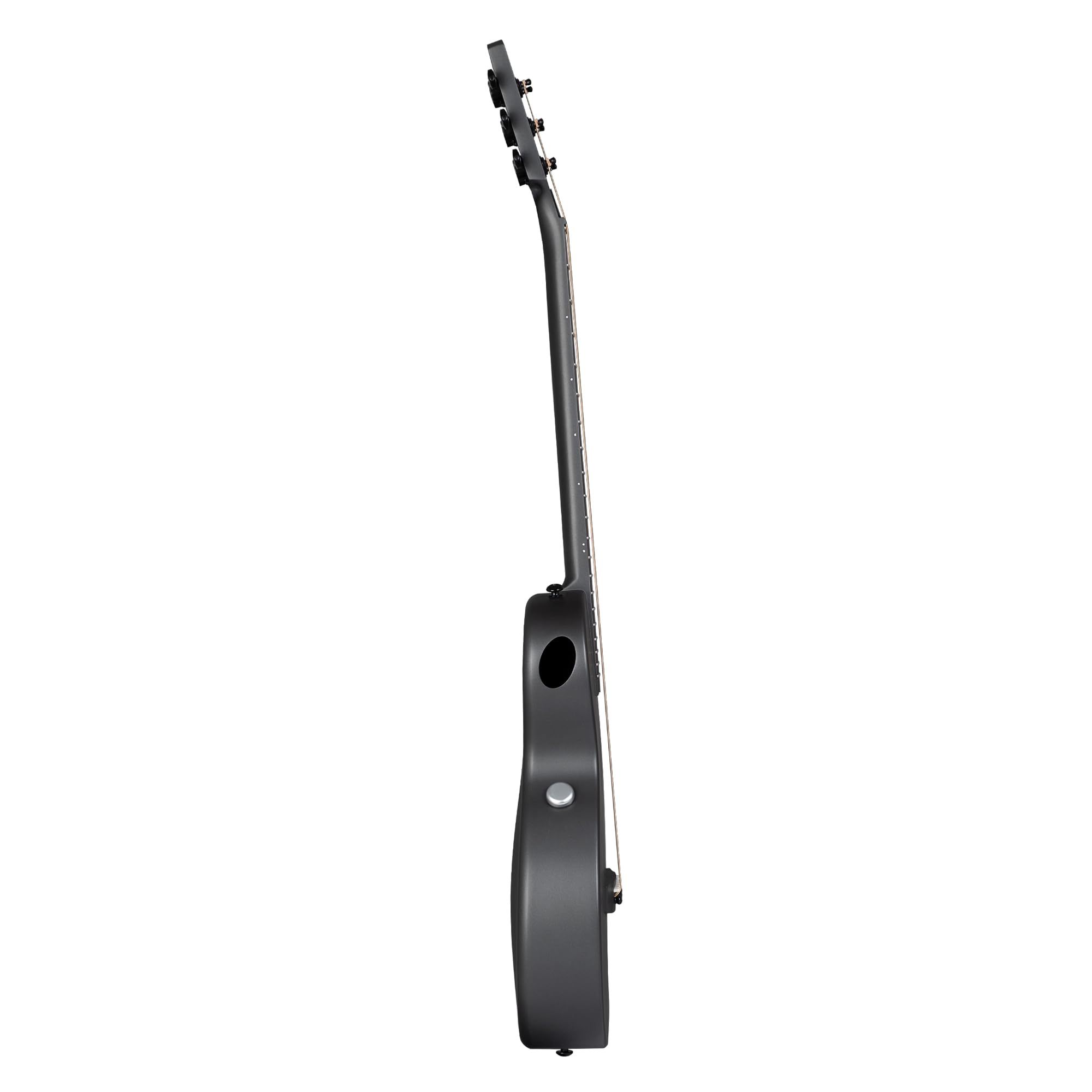 Cascha Kit de guitare pour débutant - En fibre de carbone noir - Guitare acoustique électrique à pan coupé - En fibre de carbone - Pour enfants et adultes