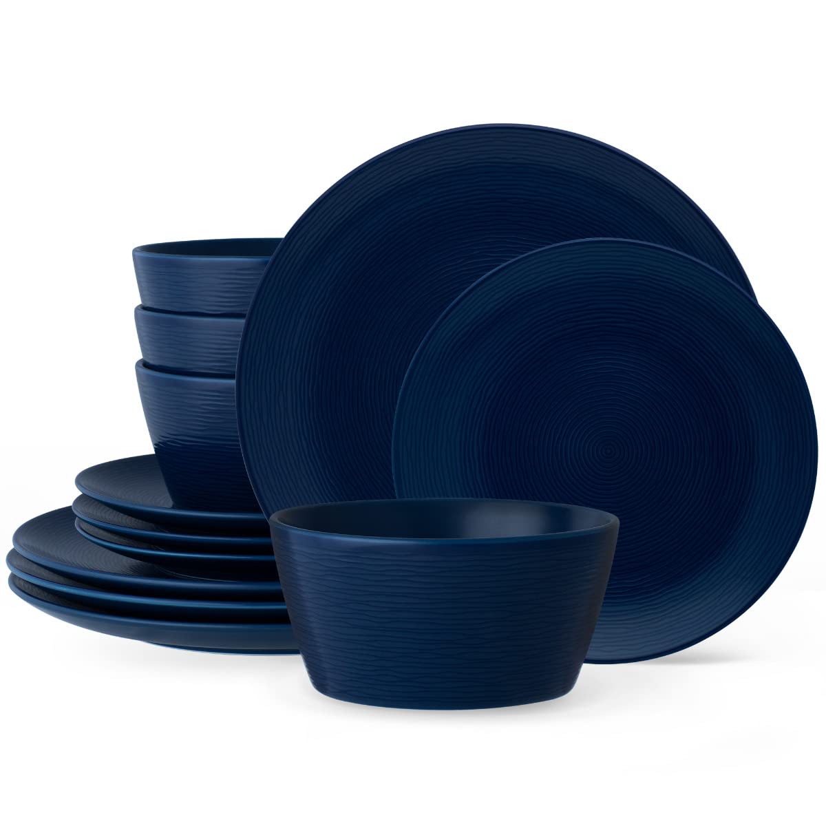 Noritake Ensemble coupe 16 pièces bleu idéal pour vos brunchs