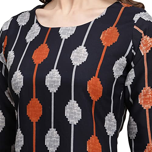 Image of Pinkmint Women's Crepe Digital Print Straight Kurta