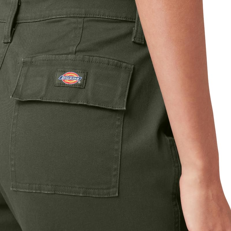 Image of Dickies Women's Relaxed Fit Cropped Cargo Pants