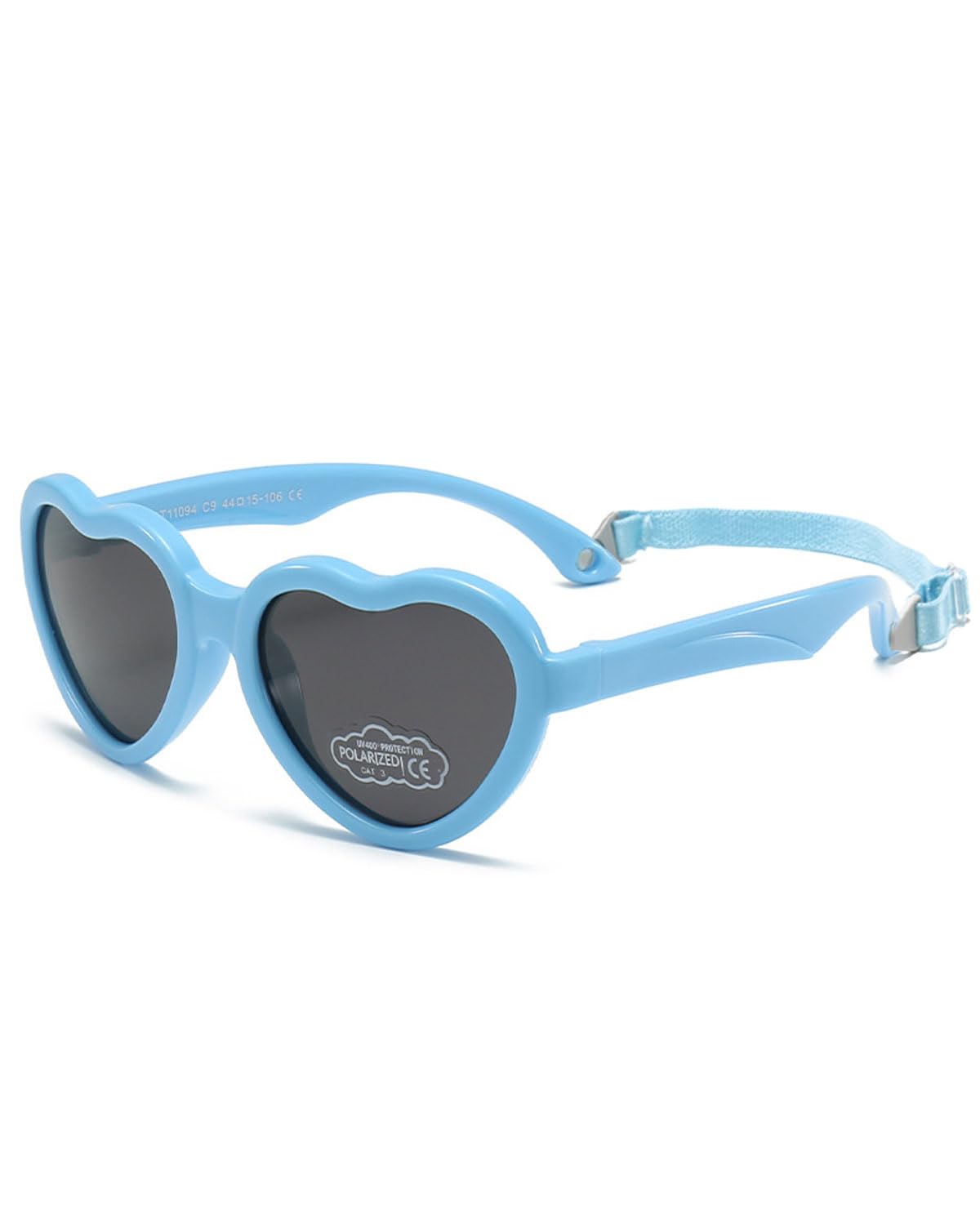 TPZORJX TPZORJX gafas sol bebe,Gafas de sol para bebé con correa,gafas sol niña,gafas sol Niños，gafas sol bebe,irrompibles y flexibles, para bebés de 0 a 24 meses
