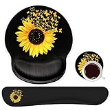 enceinte mac tournesol Design ergonomique : ce lot de tapis de souris est exclusivement conçu avec un support ergonomique surélevé (tapis de souris + pavé de clavier), ce qui aide à maintenir le poignet bien soutenu pendant le travail ou les jeux. Soulage la fatigue ou la douleur de votre poignet et de la main. Réduit parfaitement la tension des articulations. Parter parfait pour les joueurs, les écrivains, les éditeurs et les travailleurs de frappe de longue durée.