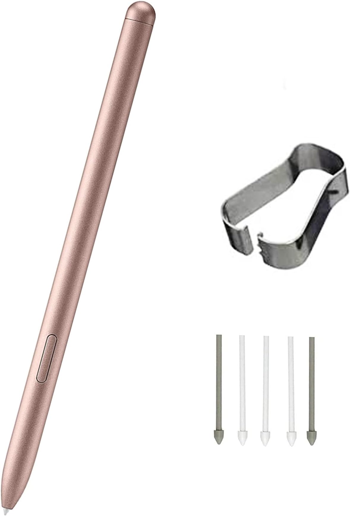 Tab S7, S7+ Pen Replacement Pointer Stylus Pen for Samsung Galaxy Tab S7,Tab S7+ Plus,S8,S8+,S8 Ultra S Pen Stylus (Without Bluetooth) + Tips/Nibs(Golden)