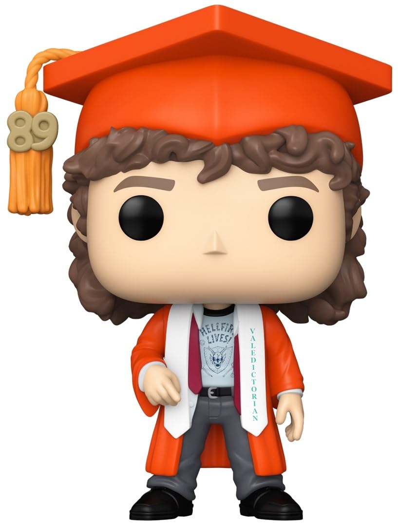 Funko Pop! Dustin Graduation – Stranger Things Temporada 5, Figura De Vinilo De 9.5 Cm, Coleccionable Oficial Para Fans