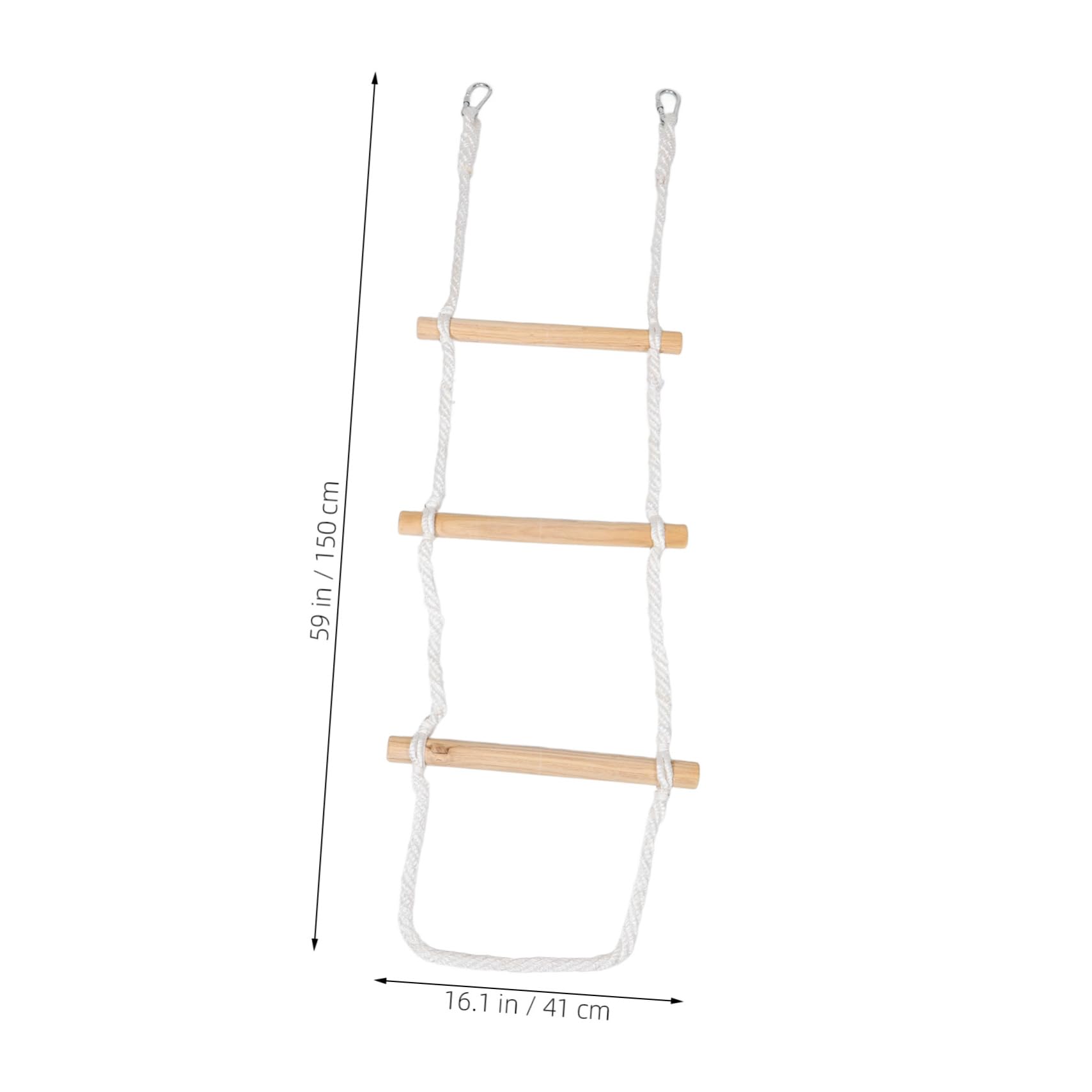 CHILDWEET Foldable Climbing Ladder for Children Bunk Bed Rope Ladder Stable Indoor Playset Attachment