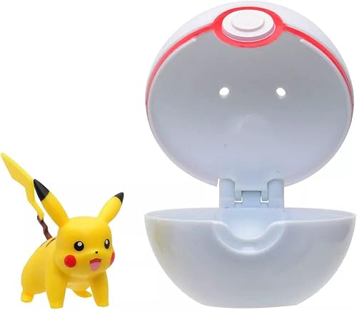 Miniatura 2 de Pokemon Pikachu Premier Ball Clip n Go - Figura de acción
