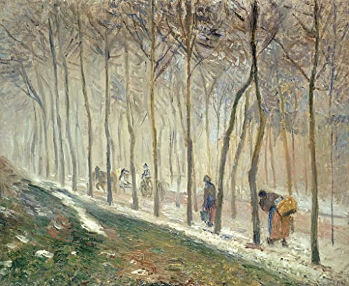 Affiche paysage Pissarro pour une ambiance salon chaleureuse et lumineuse