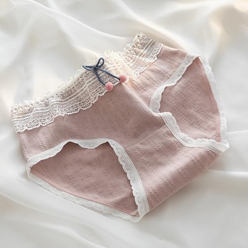 Women's Strawberry Print Cotton Crotch Mid Rise Hip Hugging Panties