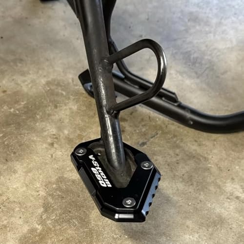 Plaque d'extension Suzuki Vstrom 650 pour éviter la chute sur goudron - 2