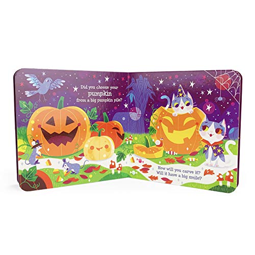Baby's First Halloween Greeting Card Board Book (Includes Envelope and Foil Sticker) For Newborns, 0-12 Months (Little Bird Greetings Keepsake Book) - Thumbnail 7