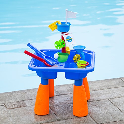 summer fun sand and water table