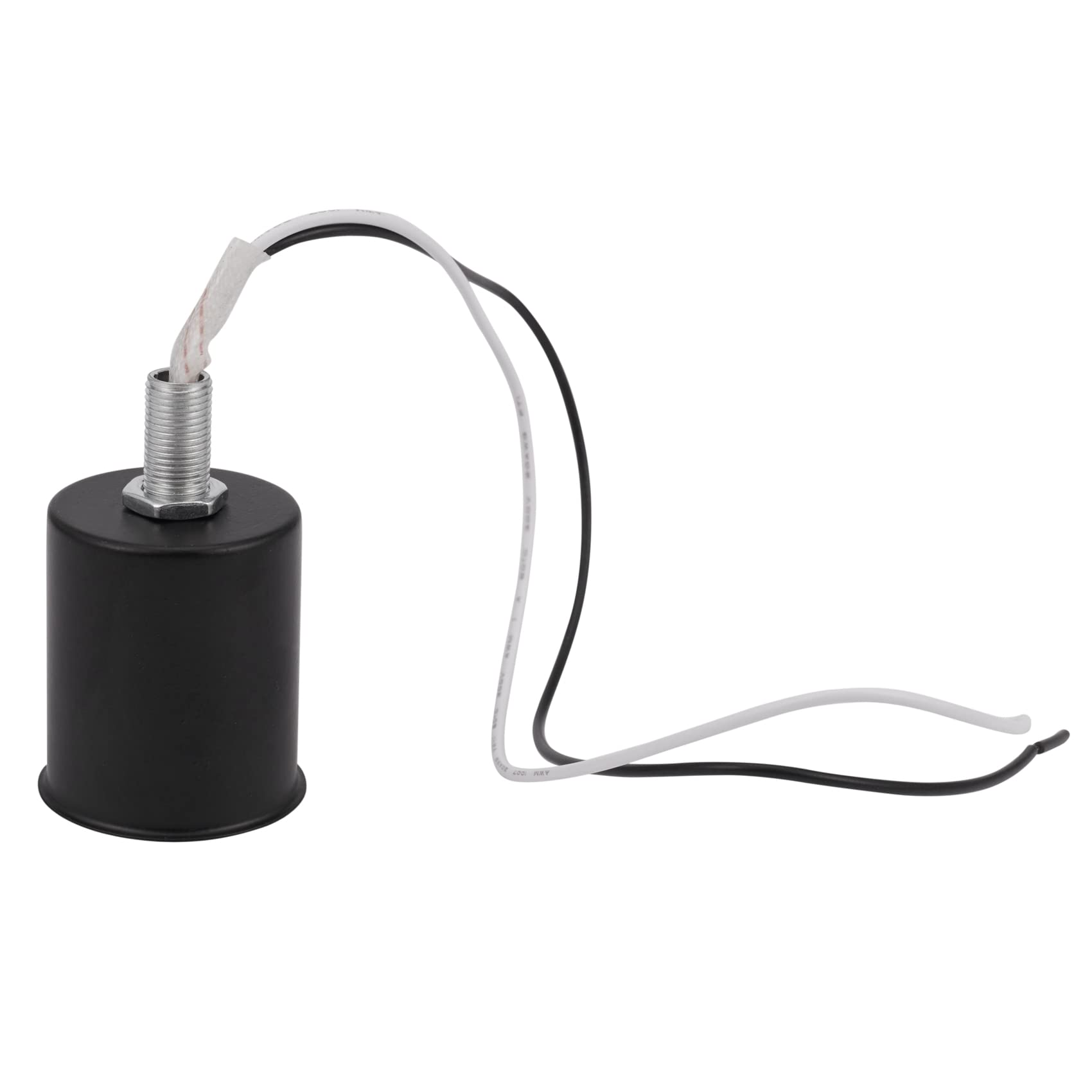 Niniang 6X E27 Keramische Schroef Base Adapter Lamp Fitting Houder Adapter A Ronde Metalen Lamphouder met Zwarte Draad