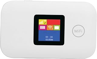Focket 4G LTE Mobile Hotspot, SIM Card Slot with 2100mAh Battery for Travel Camping 10 Devices Connectivity Router for Europe Asia