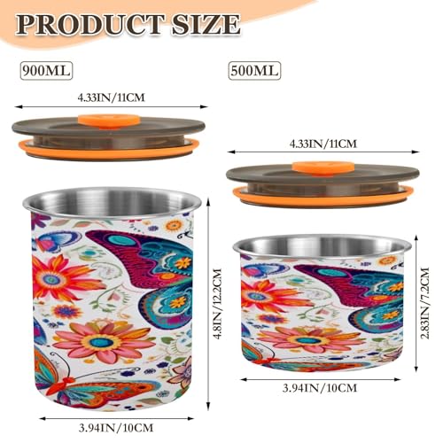 Envase para café ATTX de acero inoxidable 900 ml miniatura 2
