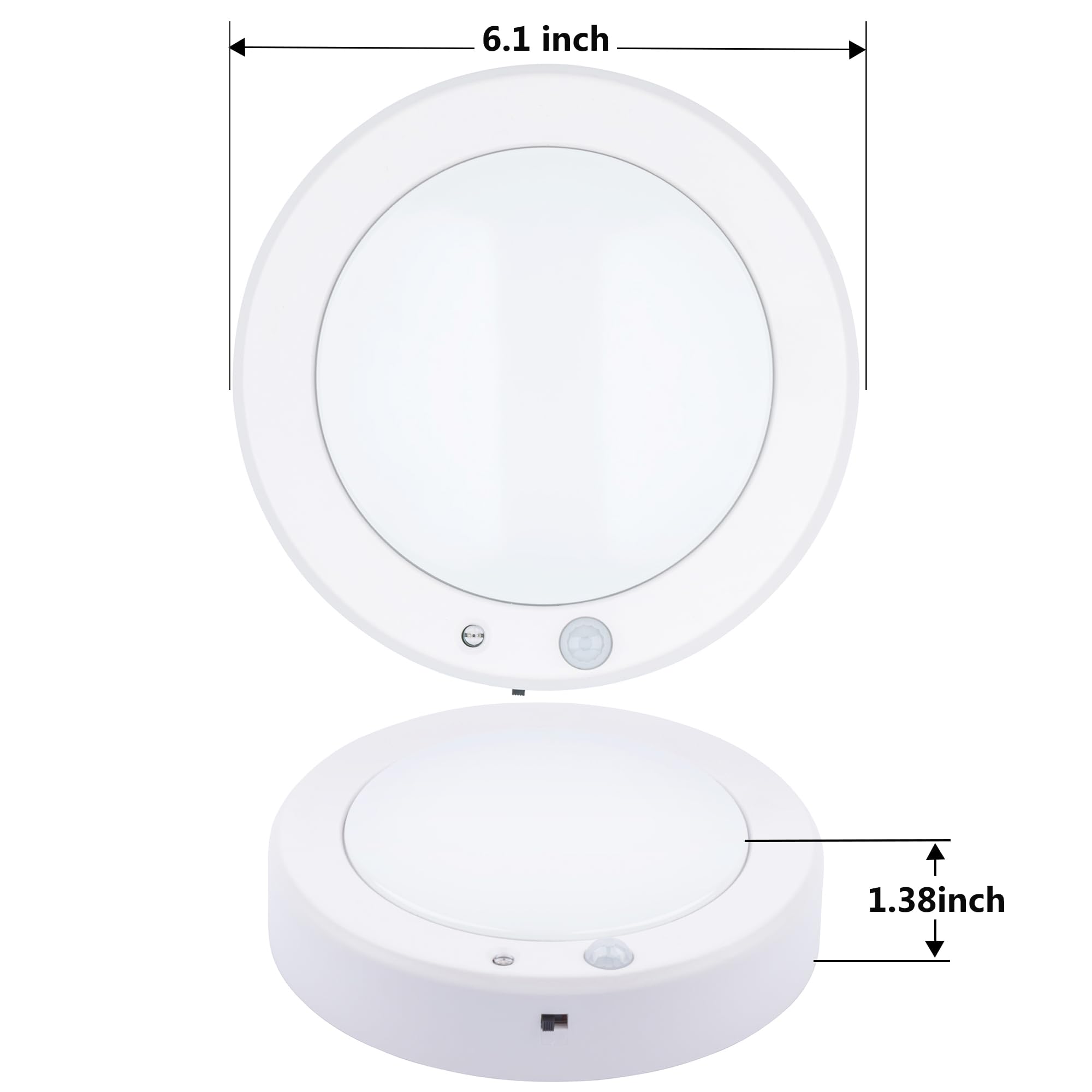 Snapklik.com : LIT-PaTH Battery Operated Motion Sensor LED Ceiling ...